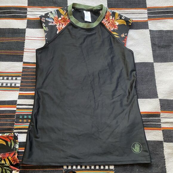 Body Glove Black Floral 3 Piece Bathing Suit Set. Small/Medium. Summer. Boho. - Picture 6 of 13